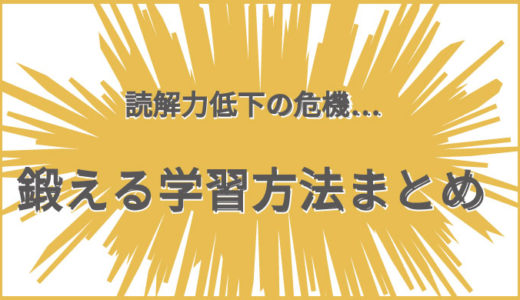 読解力を上げるには 低下の原因と鍛える学習方法まとめ バイリンガルへの道